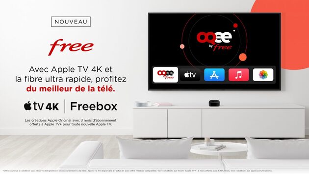 Freebox avec Apple TV 4K